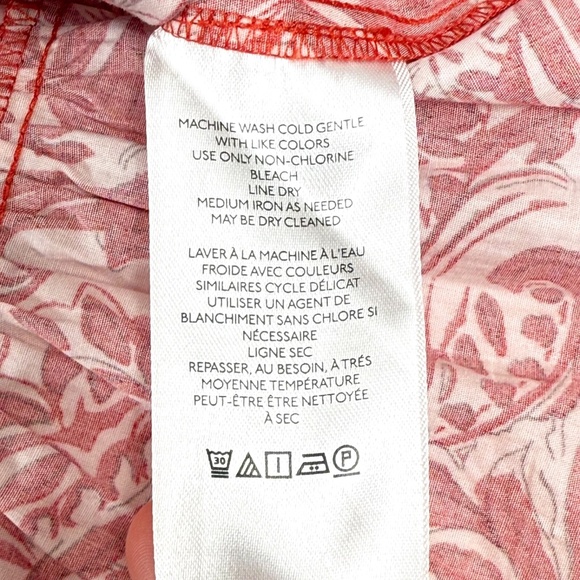 Anthropologie Somerset Mini Dress Red Paisley Size Small Retail: $150 ❤️👗✨ - Picture 14 of 16